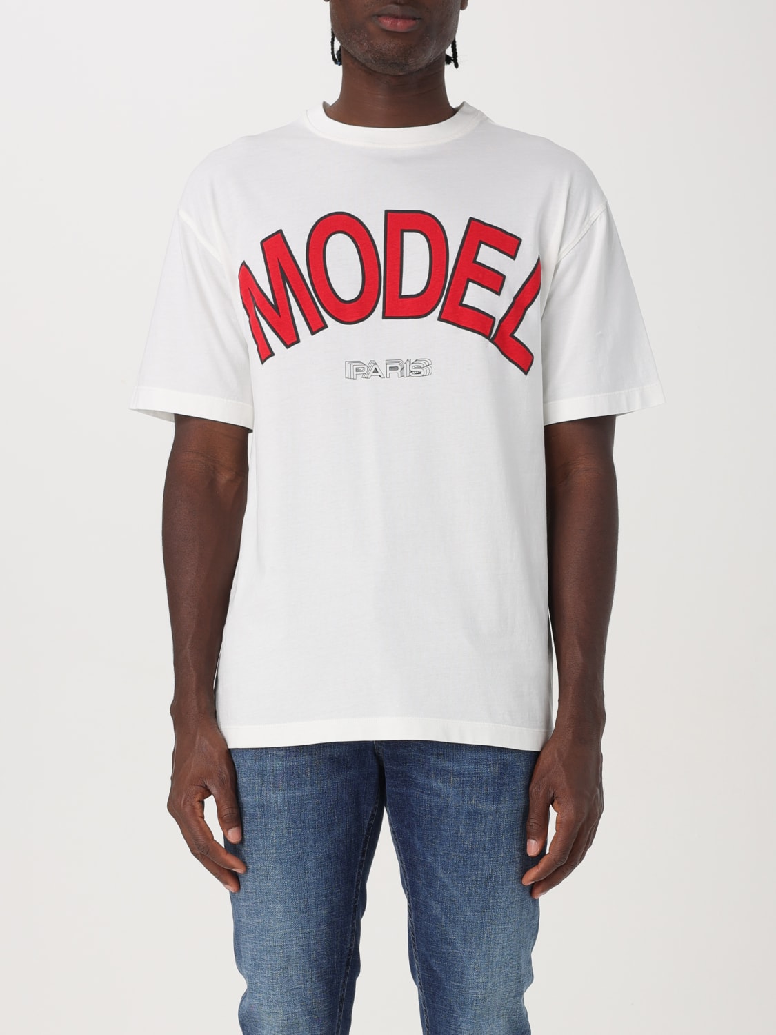 PHILIPPE MODEL T-SHIRT: T-shirt herren Philippe Model, Weiß - Img 1