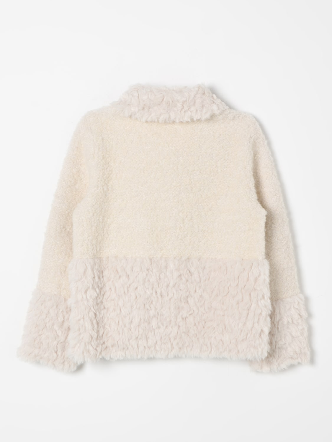 LIU JO CAPPOTTO: Montone Liu Jo in shearling, Burro - Img 2