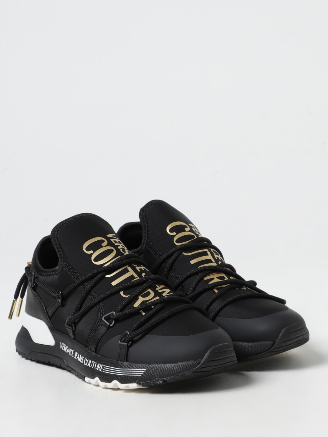 VERSACE JEANS COUTURE SNEAKERS: Sneakers men Versace Jeans Couture, Black - Img 2