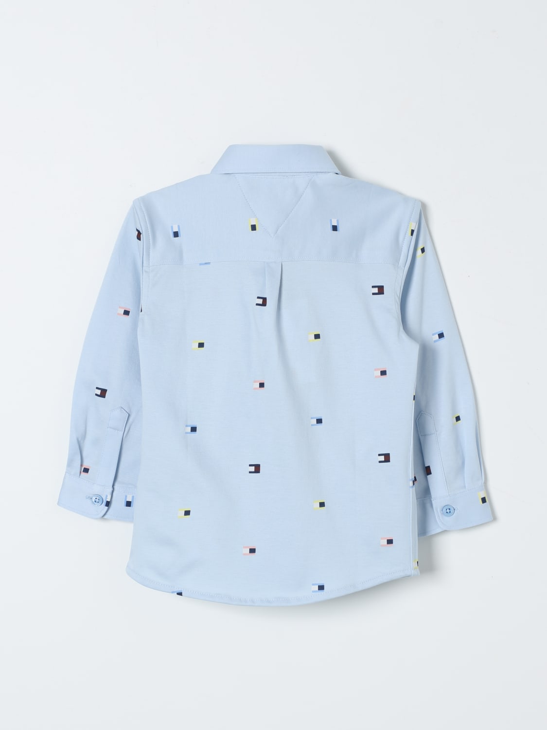 TOMMY HILFIGER SHIRT: Shirt kids Tommy Hilfiger, Sky Blue - Img 2