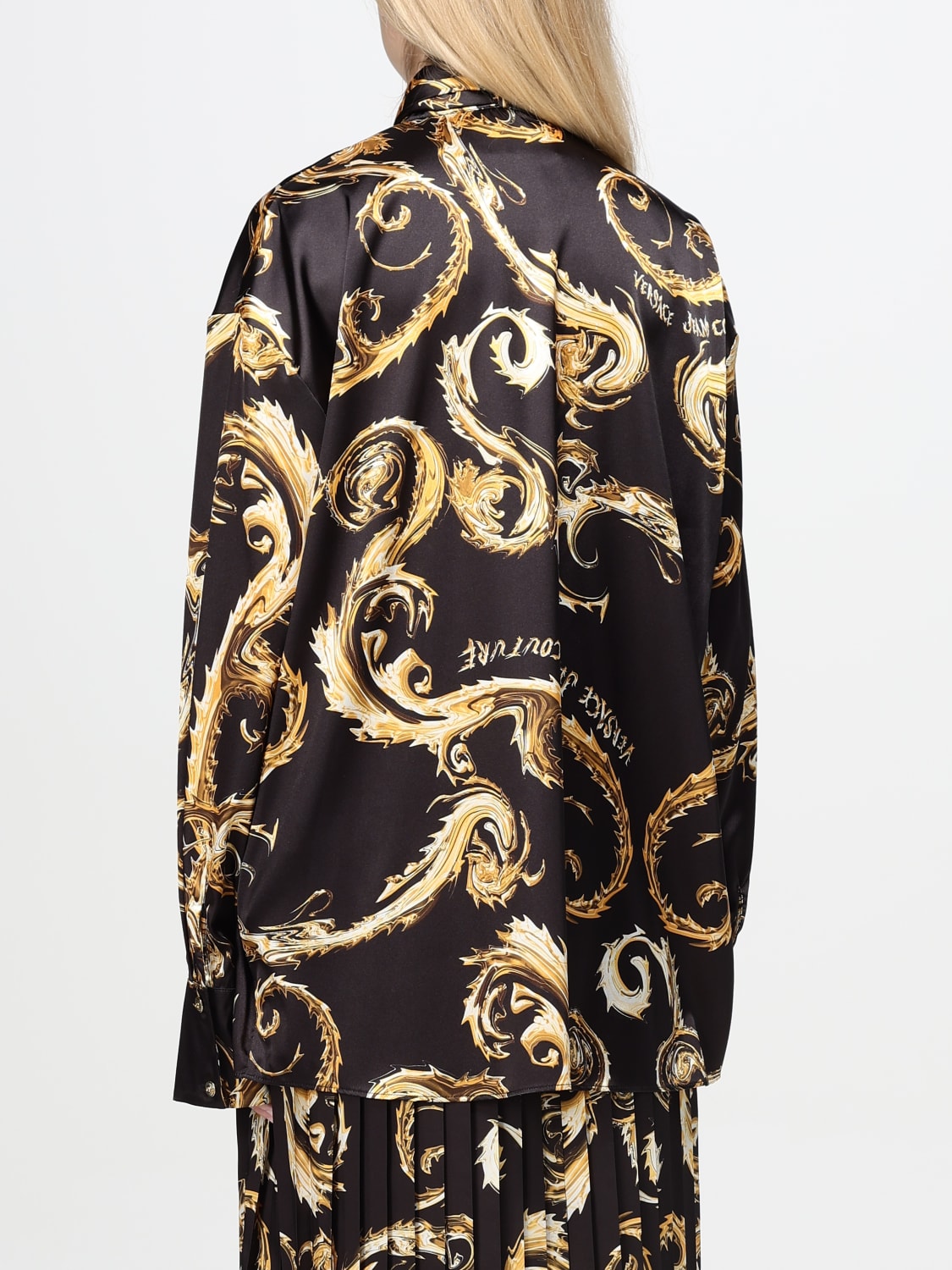 VERSACE JEANS COUTURE CAMISA: Camisa mujer Versace Jeans Couture, Oro - Img 3