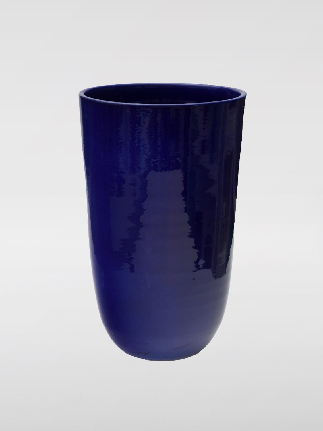 BARTES ACCESSORI DECORATIVI: Portaombrelli Liscio Bartes in ceramica , Blue - Img 1