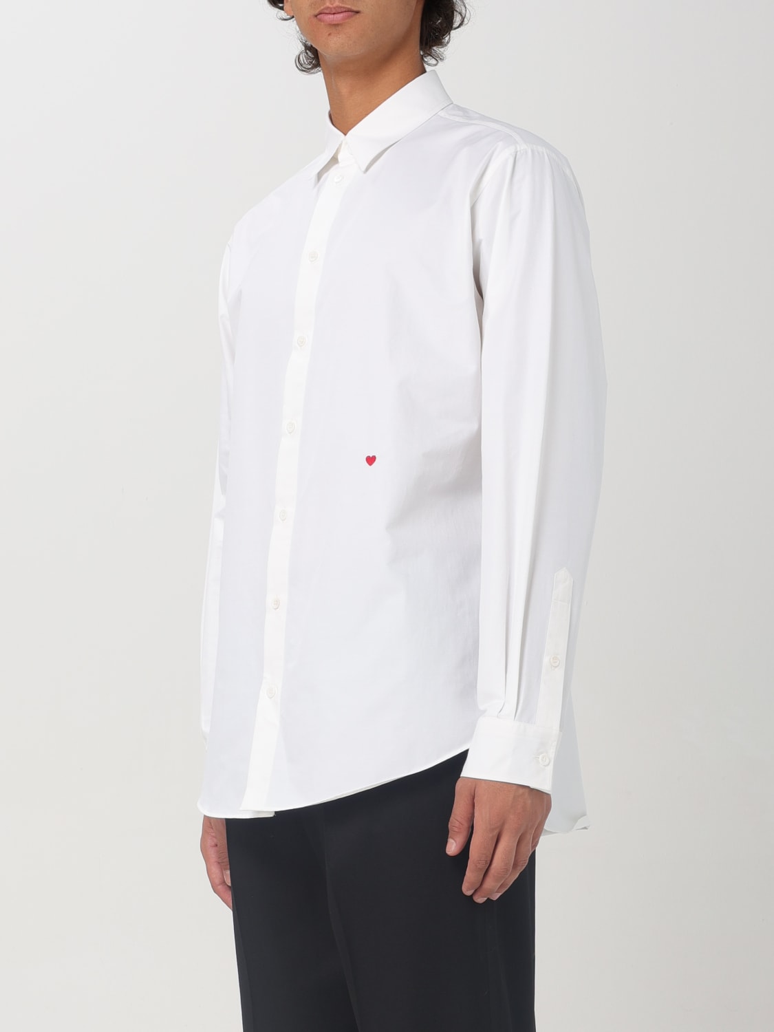 MOSCHINO COUTURE SHIRT: Shirt men Moschino Couture, White - Img 4