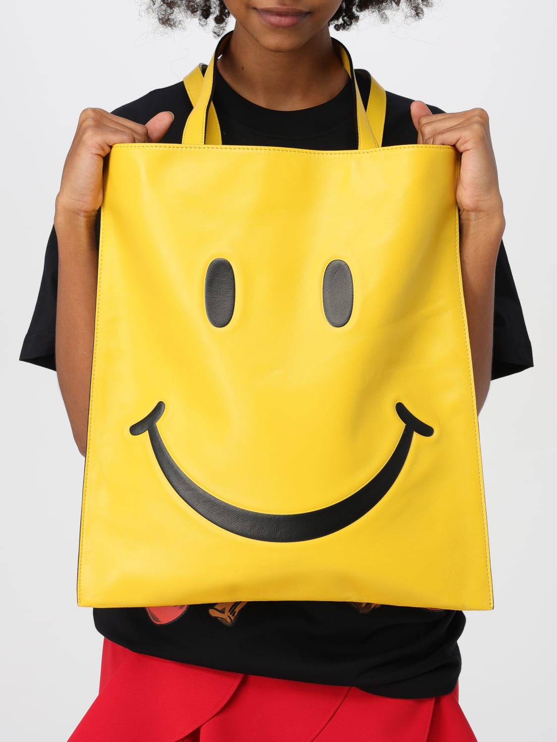 MOSCHINO COUTURE TOTE BAGS: Tote bags woman Moschino Couture, Yellow - Img 2