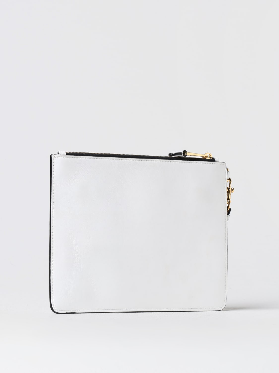 MOSCHINO COUTURE CLUTCH: Clutch woman Moschino Couture, White - Img 3