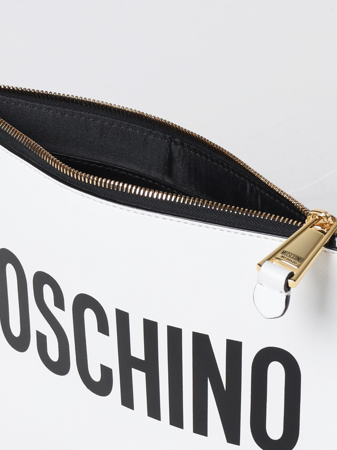 MOSCHINO COUTURE CLUTCH: Clutch woman Moschino Couture, White - Img 5