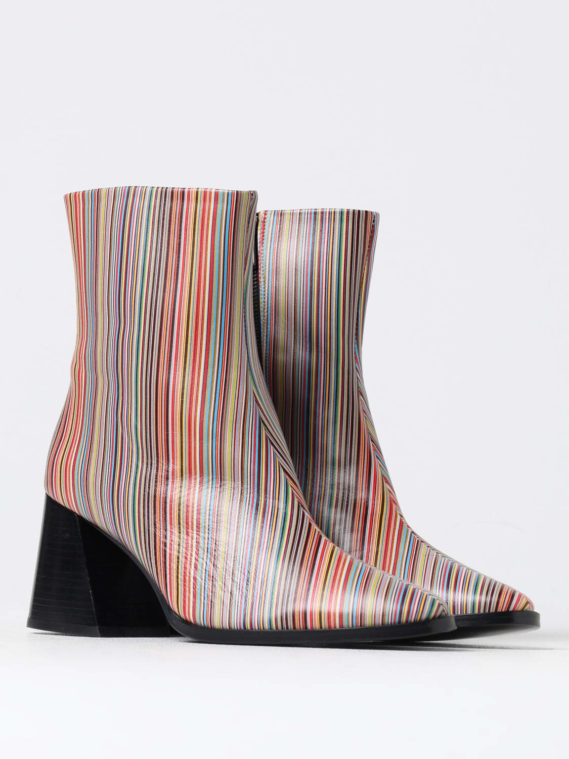 PAUL SMITH FLAT ANKLE BOOTS: Flat ankle boots woman Paul Smith, Multicolor - Img 2