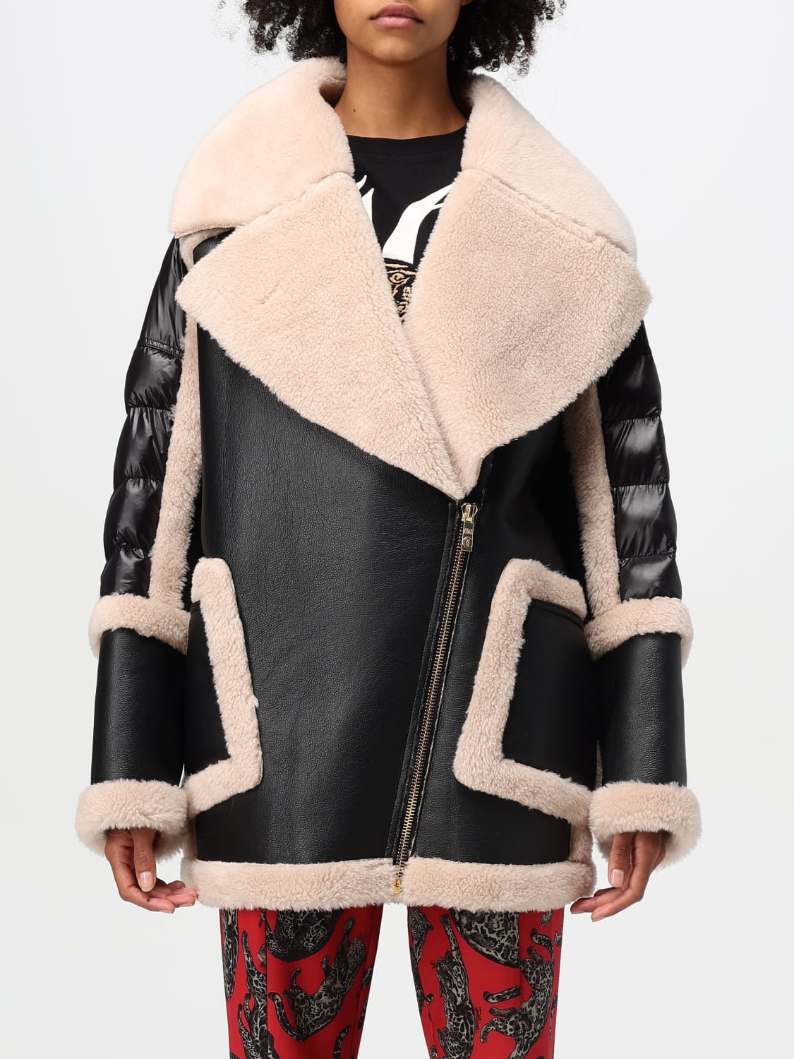 JUST CAVALLI FUR COATS: Fur coats woman Just Cavalli, Black - Img 1