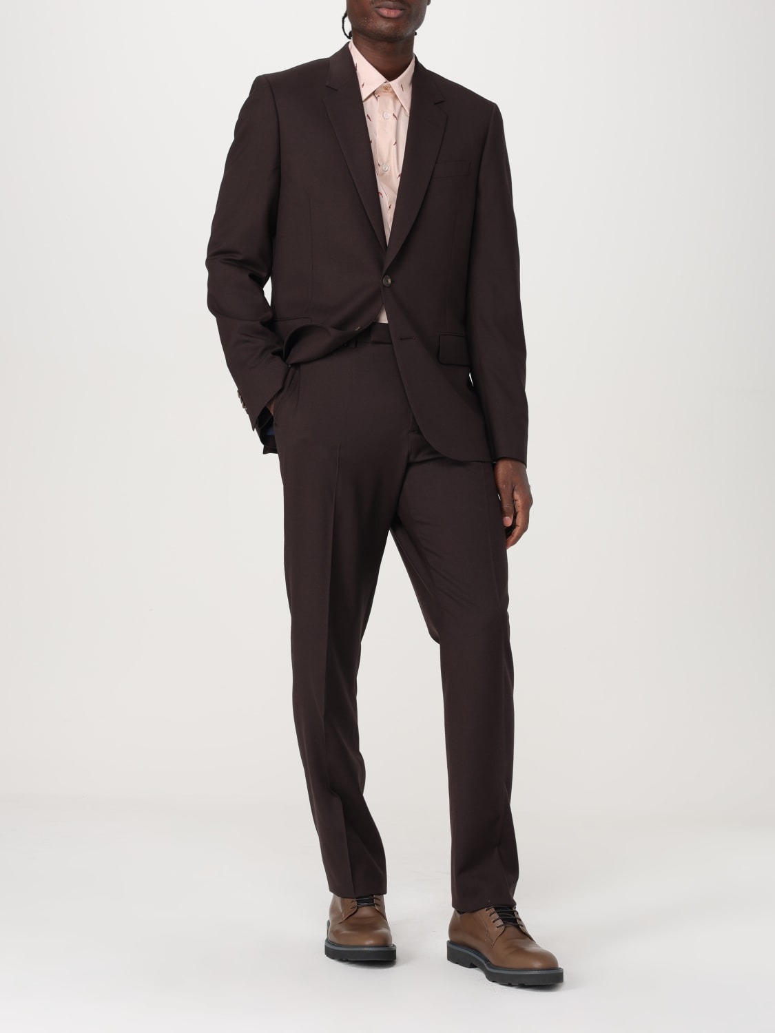 PAUL SMITH SUIT: Suit men Paul Smith, Brown - Img 2