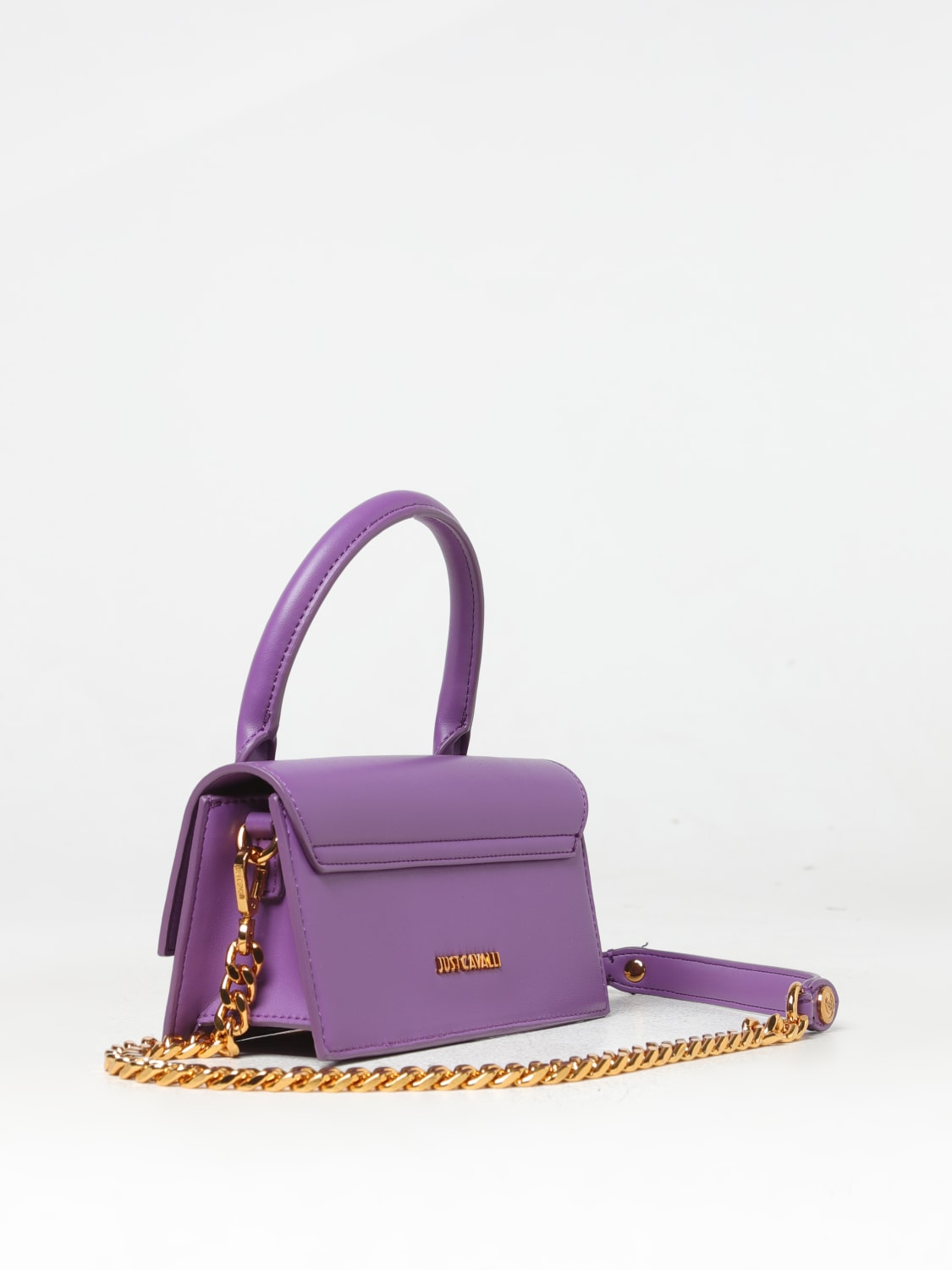 JUST CAVALLI MINI BAG: Crossbody bags woman Just Cavalli, Violet - Img 2