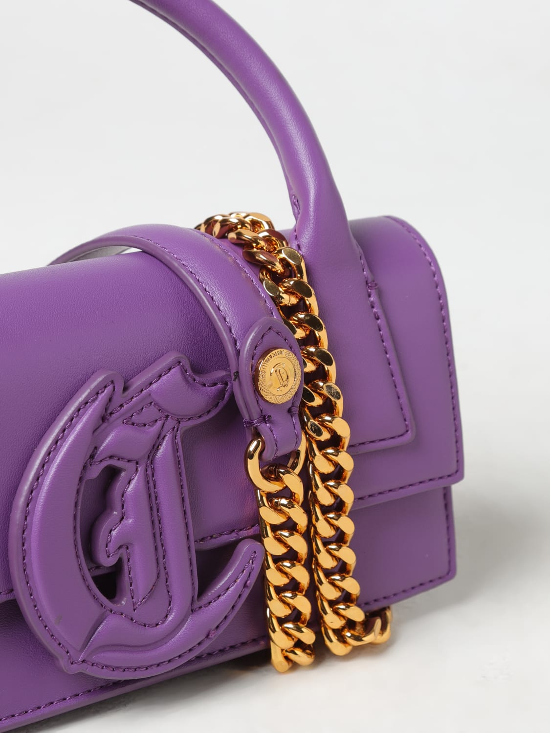 JUST CAVALLI MINI BAG: Crossbody bags woman Just Cavalli, Violet - Img 3