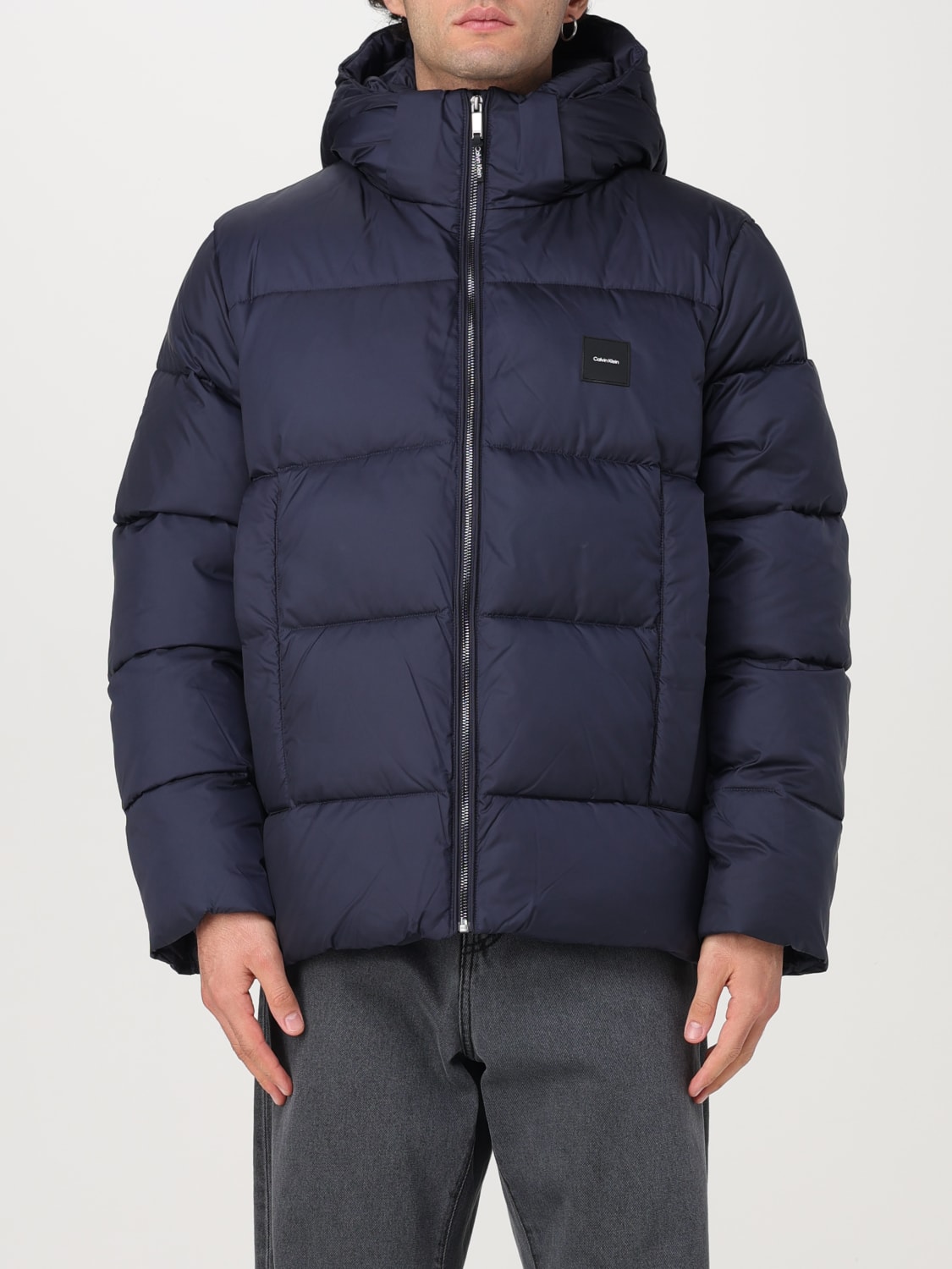 Calvin klein men's jacket with hood on sale