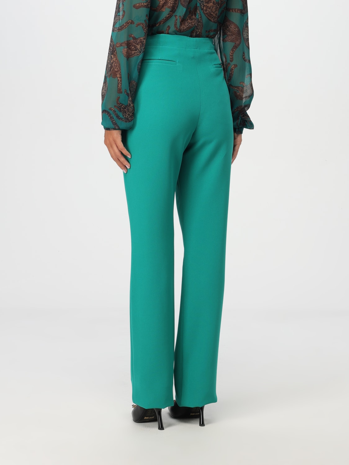 JUST CAVALLI PANTALÓN: Pantalón mujer Just Cavalli, Verde - Img 3