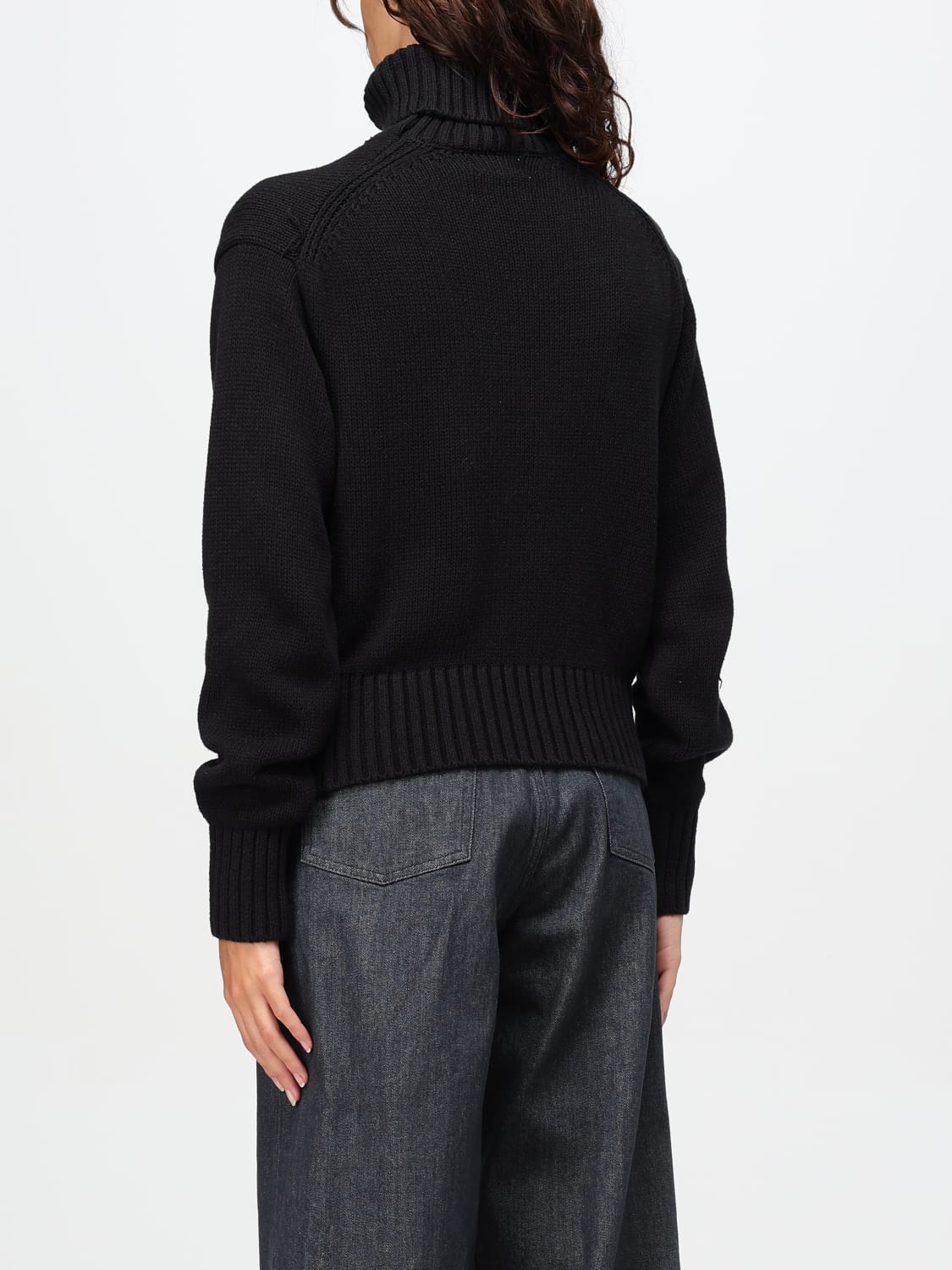 CALVIN KLEIN SWEATER: Sweatshirt woman Calvin Klein, Black - Img 2