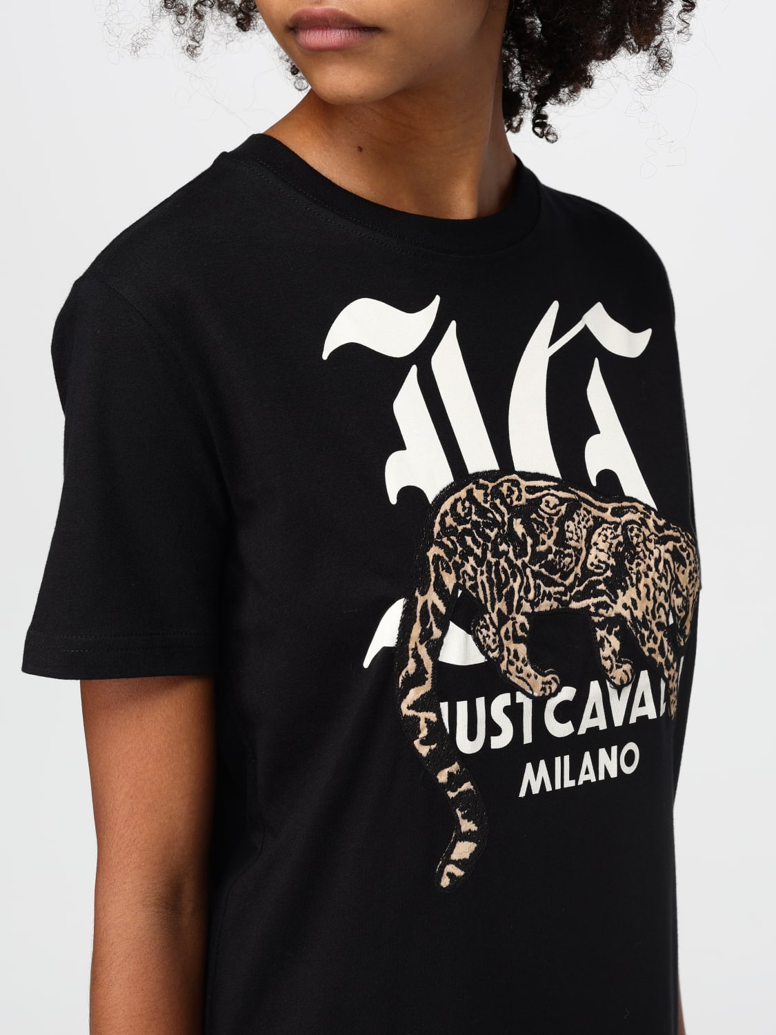 JUST CAVALLI T-SHIRT: T-shirt woman Just Cavalli, Black - Img 4