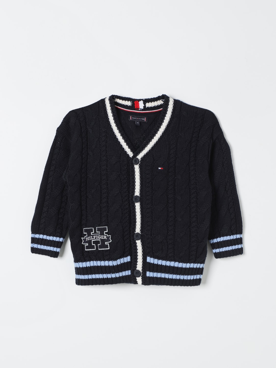 TOMMY HILFIGER SWEATER: Sweater kids Tommy Hilfiger, Blue - Img 1