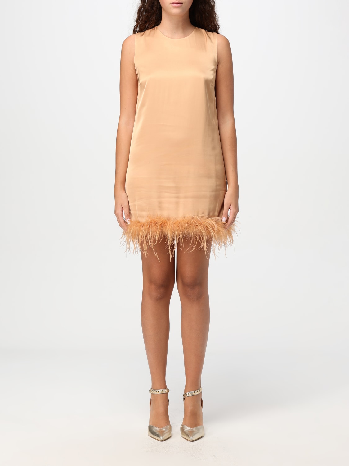 TWINSET VESTIDO: Vestido mujer Twinset, Naranja - Img 1