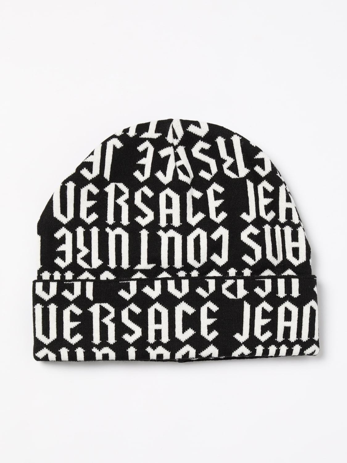 VERSACE JEANS COUTURE HAT: Scarf men Versace Jeans Couture, Black - Img 1