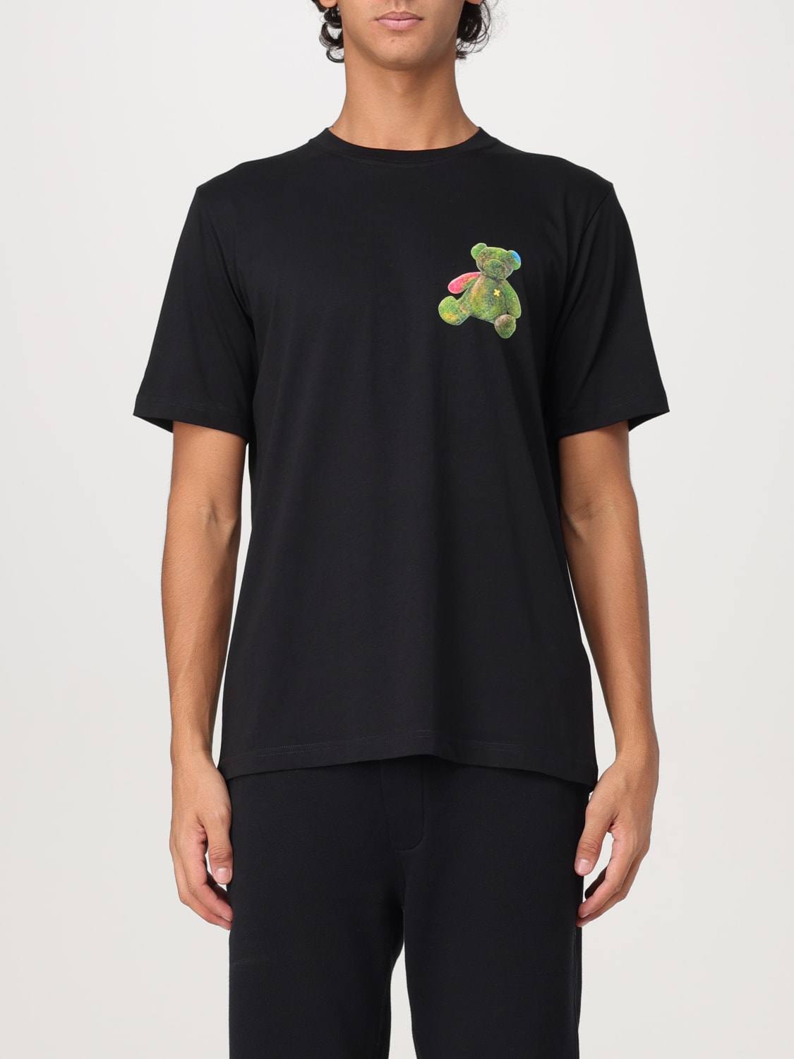 PS PAUL SMITH T-SHIRT: T-shirt PS Paul Smith in cotone organico con stampa grafica , Nero - Img 1