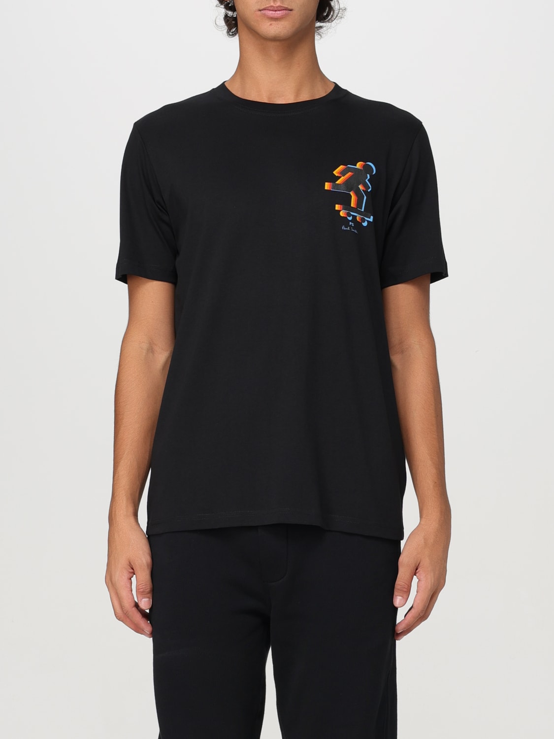 Giglio T-shirt PS Paul Smith in cotone con stampa grafica