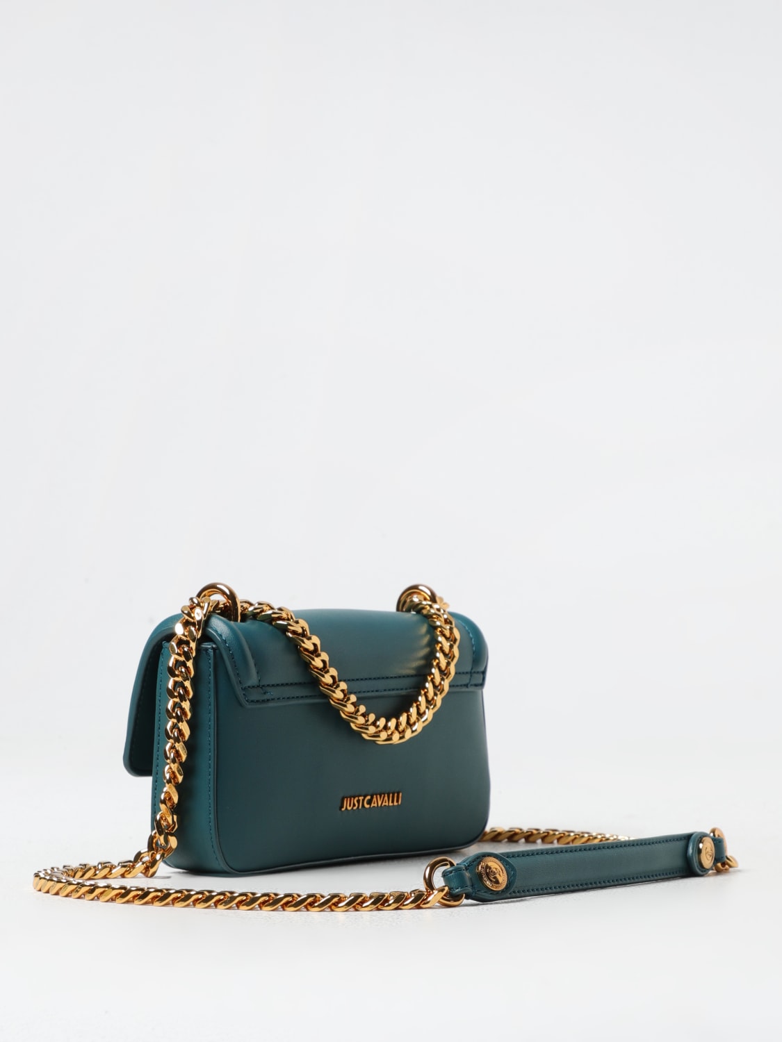 JUST CAVALLI MINI BAG: Crossbody bags woman Just Cavalli, Green - Img 2