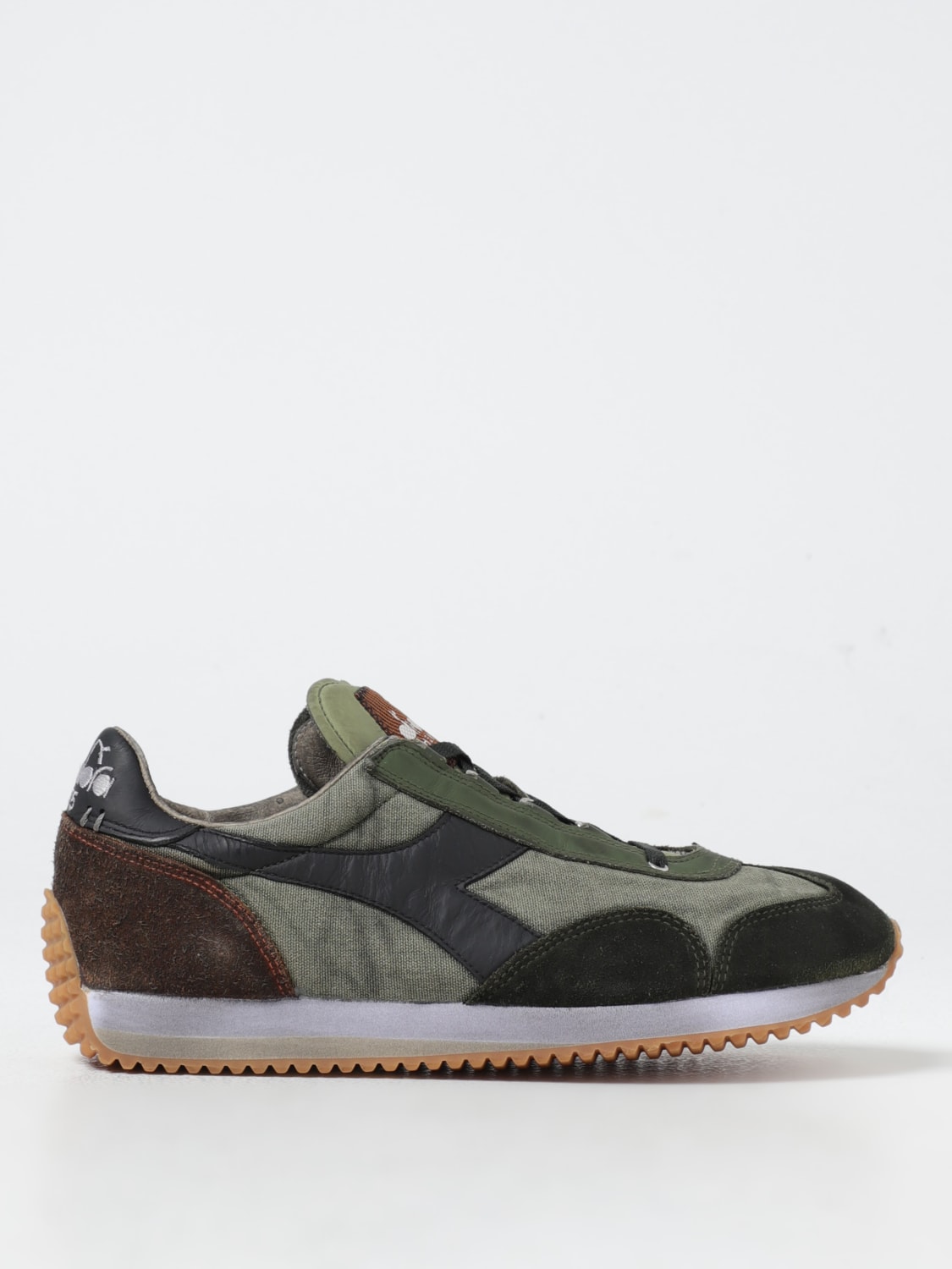 Giglio Sneakers Equipe Dirty Diadora Heritage in camoscio e mesh