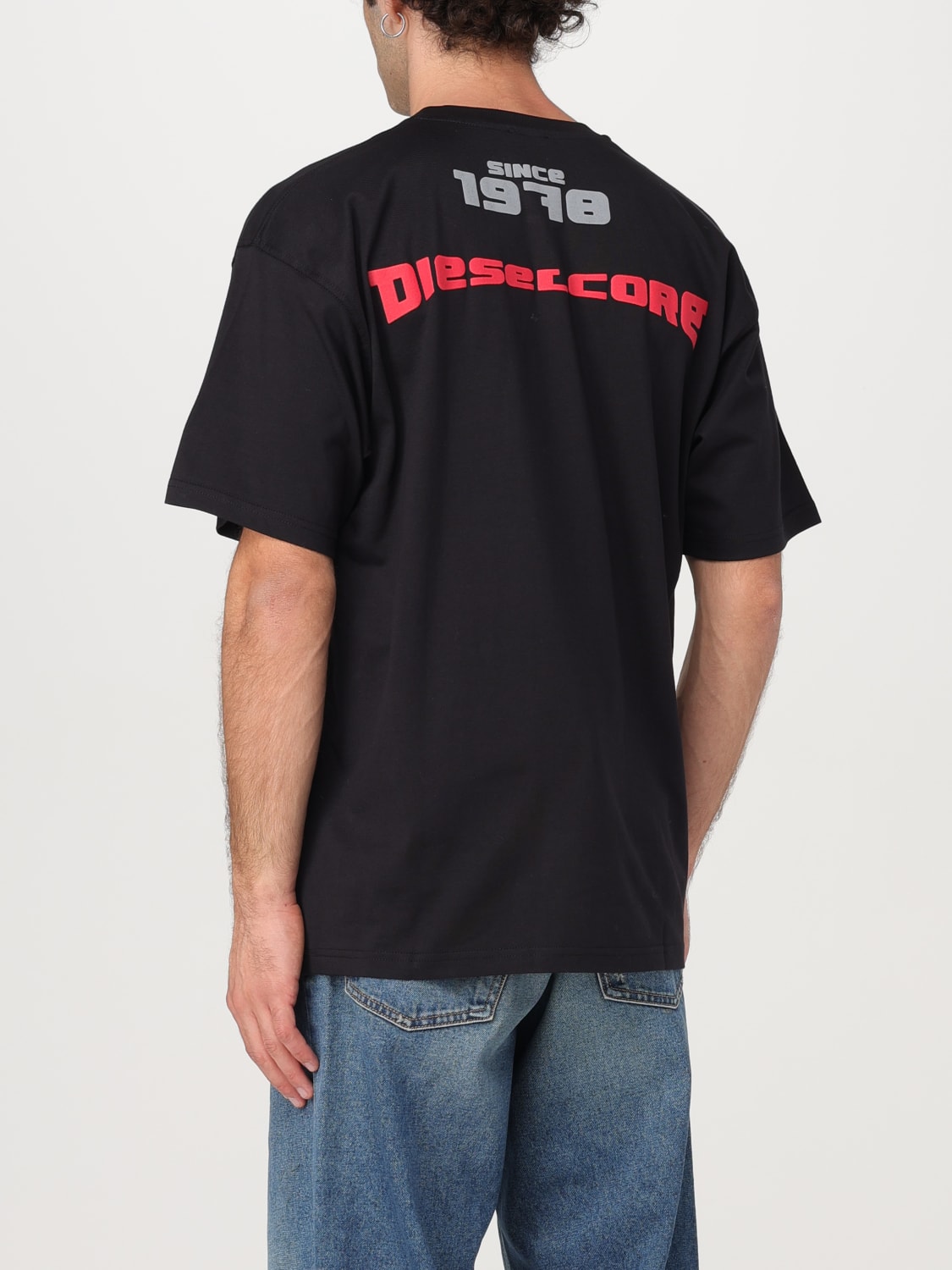 DIESEL T-SHIRT: T-shirt men Diesel, Black - Img 3