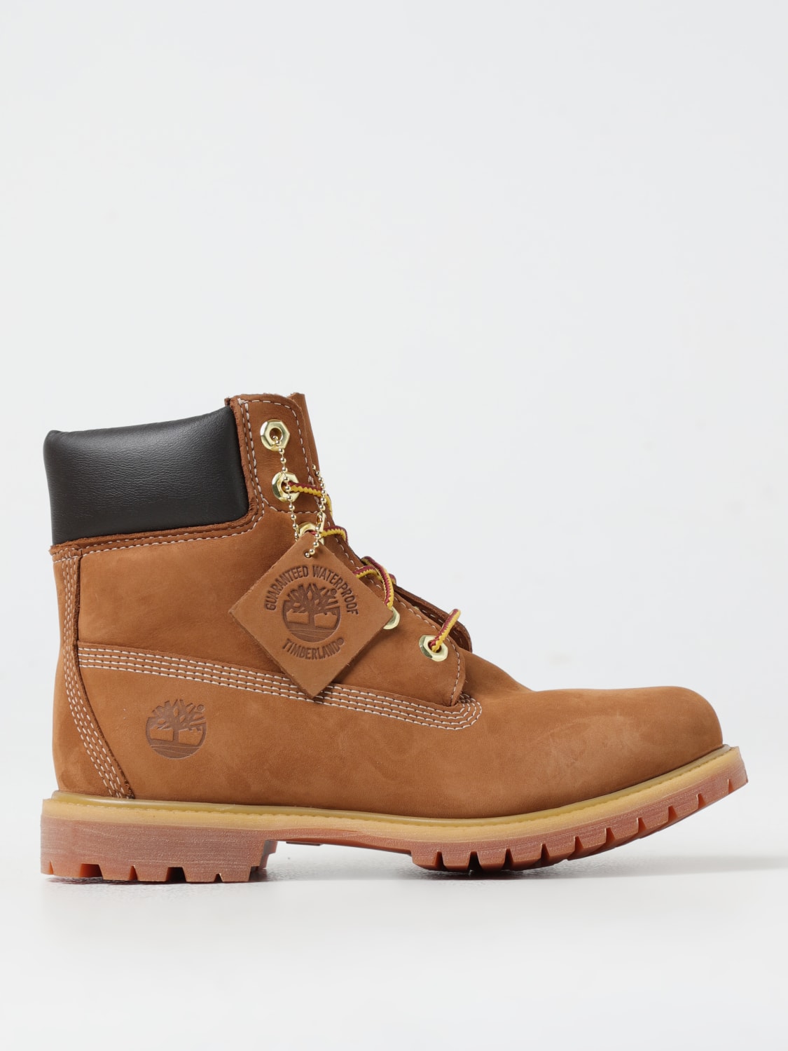 TIMBERLAND FLAT ANKLE BOOTS: Shoes woman Timberland, Brown - Img 1