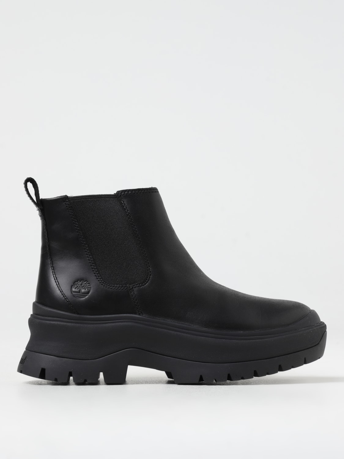 TIMBERLAND FLAT ANKLE BOOTS: Shoes woman Timberland, Black - Img 1