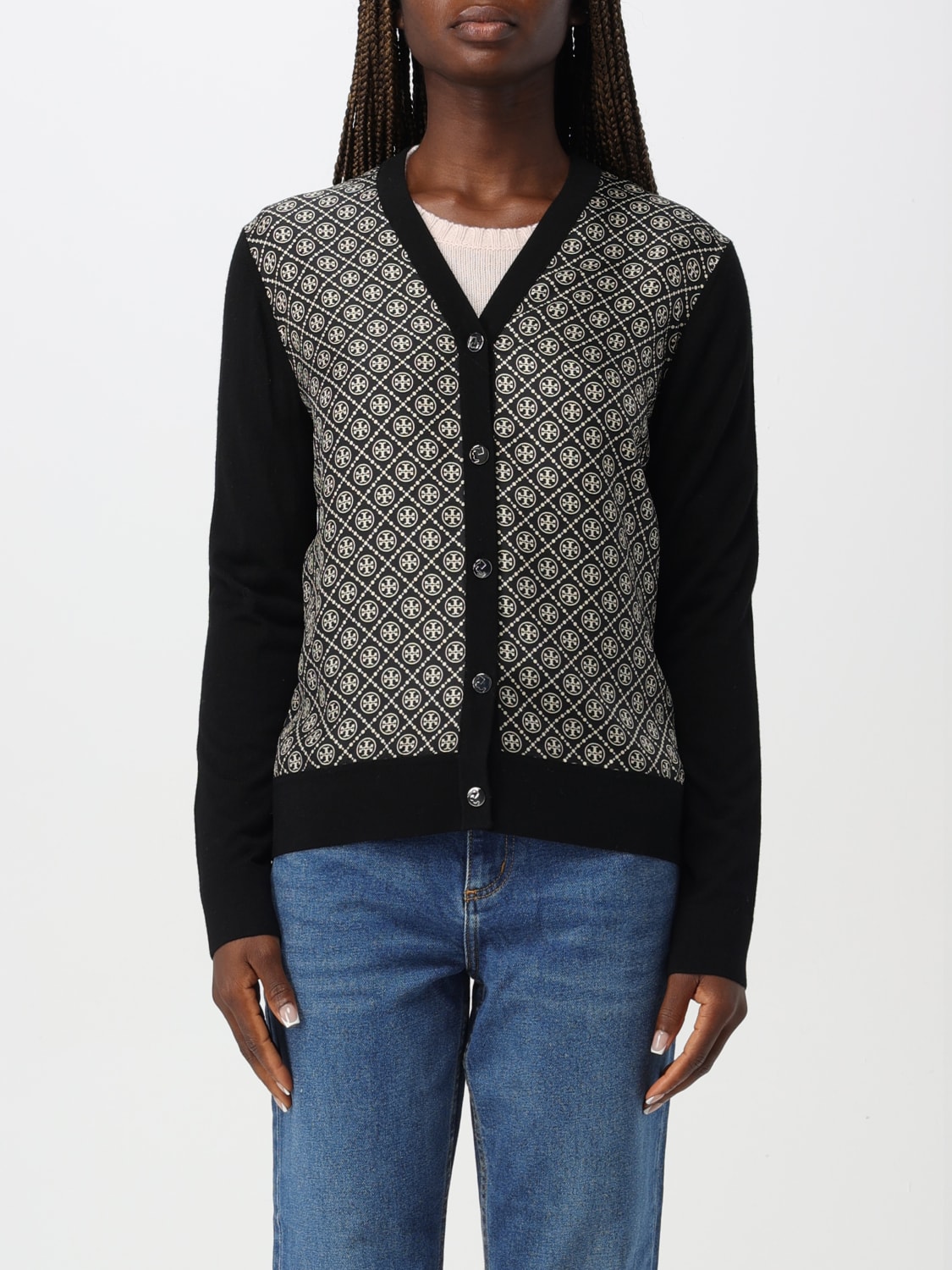 Giglio Cardigan Tory Burch in seta
