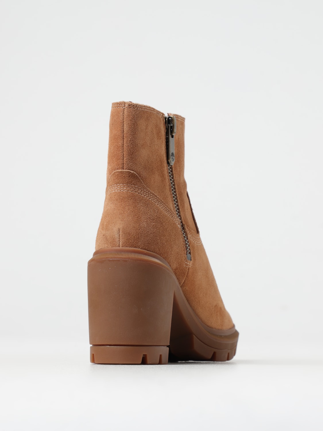 TIMBERLAND FLAT ANKLE BOOTS: Shoes woman Timberland, Brown - Img 3