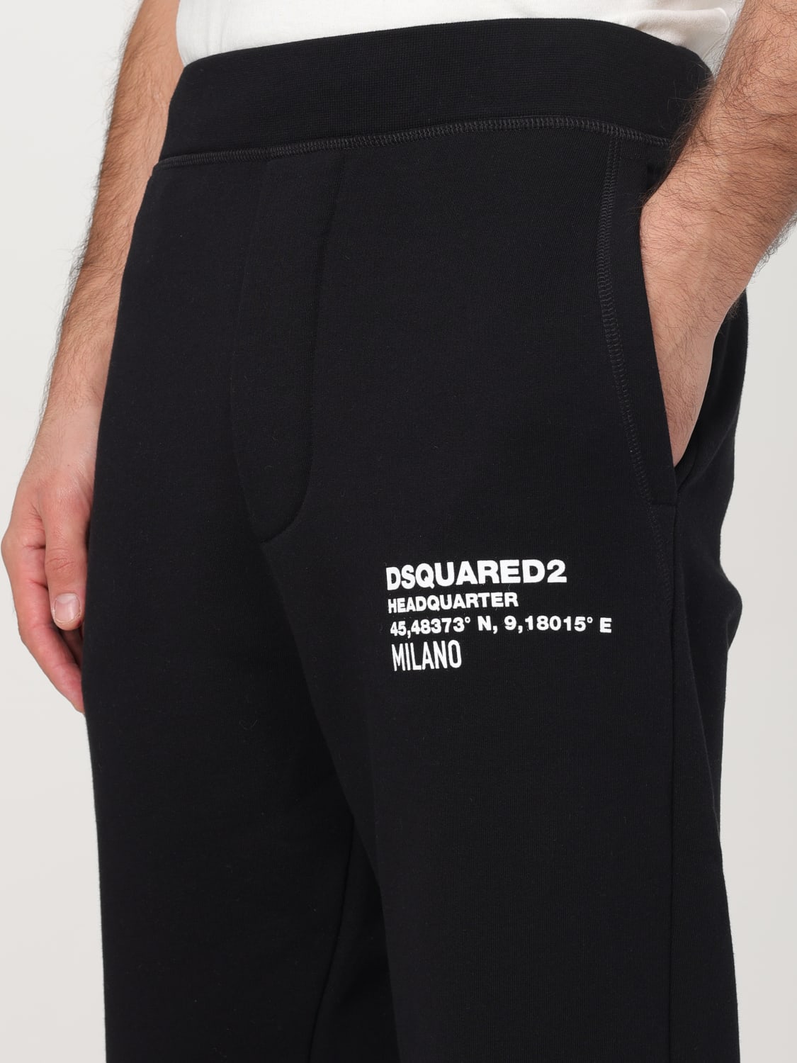 DSQUARED2 PANTS: Pants men Dsquared2, Black - Img 3