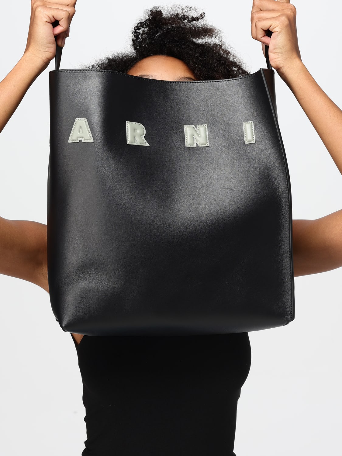 MARNI BOLSO DE HOMBRO: Bolso de mano mujer Marni, Negro - Img 2