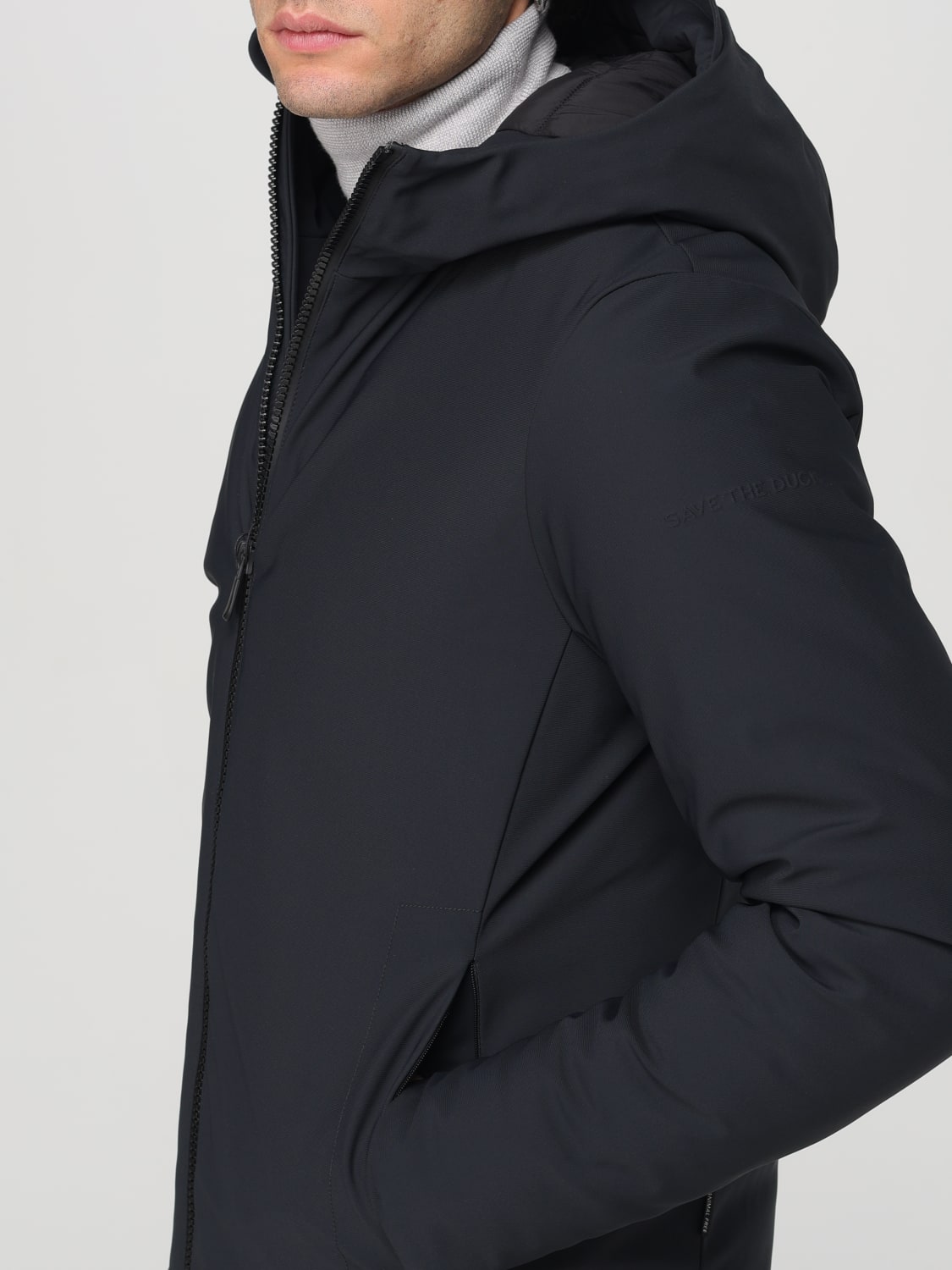 SAVE THE DUCK JACKE: Blazer herren Save The Duck, Schwarz - Img 4