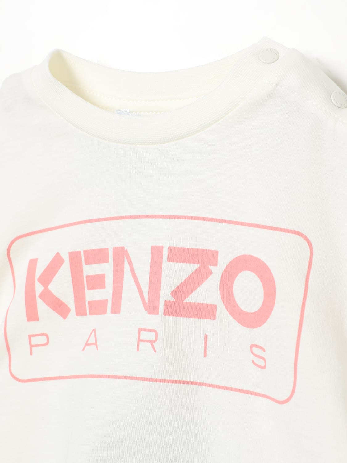 KENZO KIDS T-SHIRT: T-shirt enfant Kenzo Kids, Blanc - Img 3