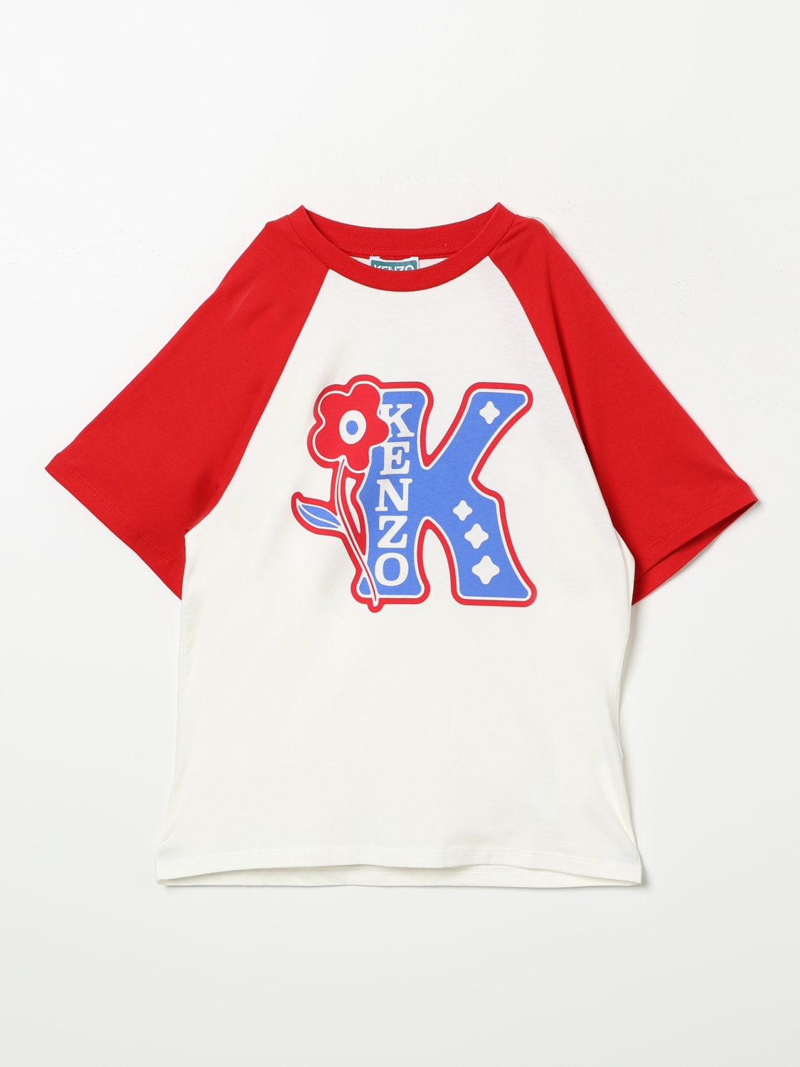 KENZO KIDS T-SHIRT: T-shirt kids Kenzo Kids, White - Img 1