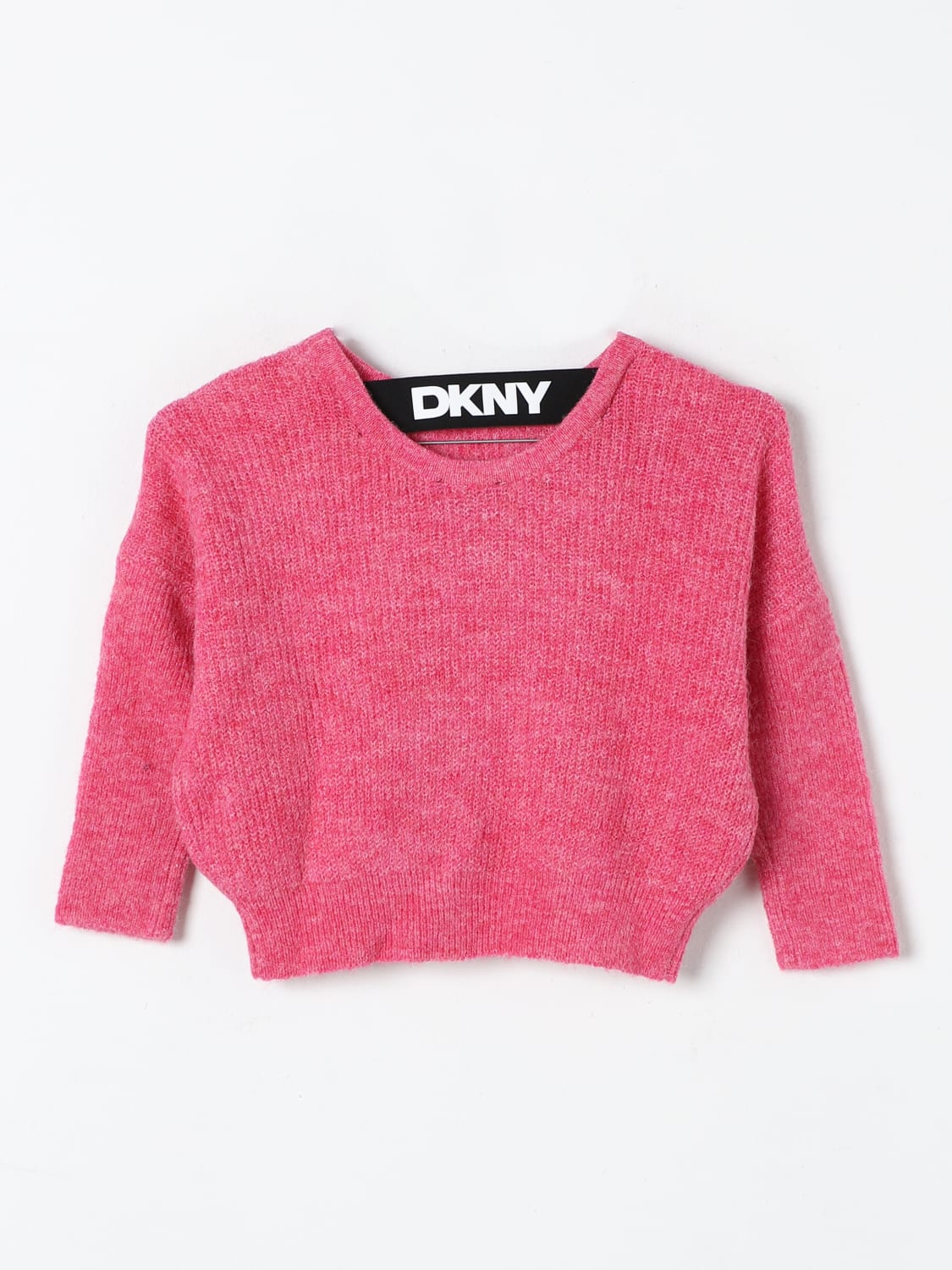 DKNY MAGLIA: Maglia con banda logata Dkny, Rosa - Img 2