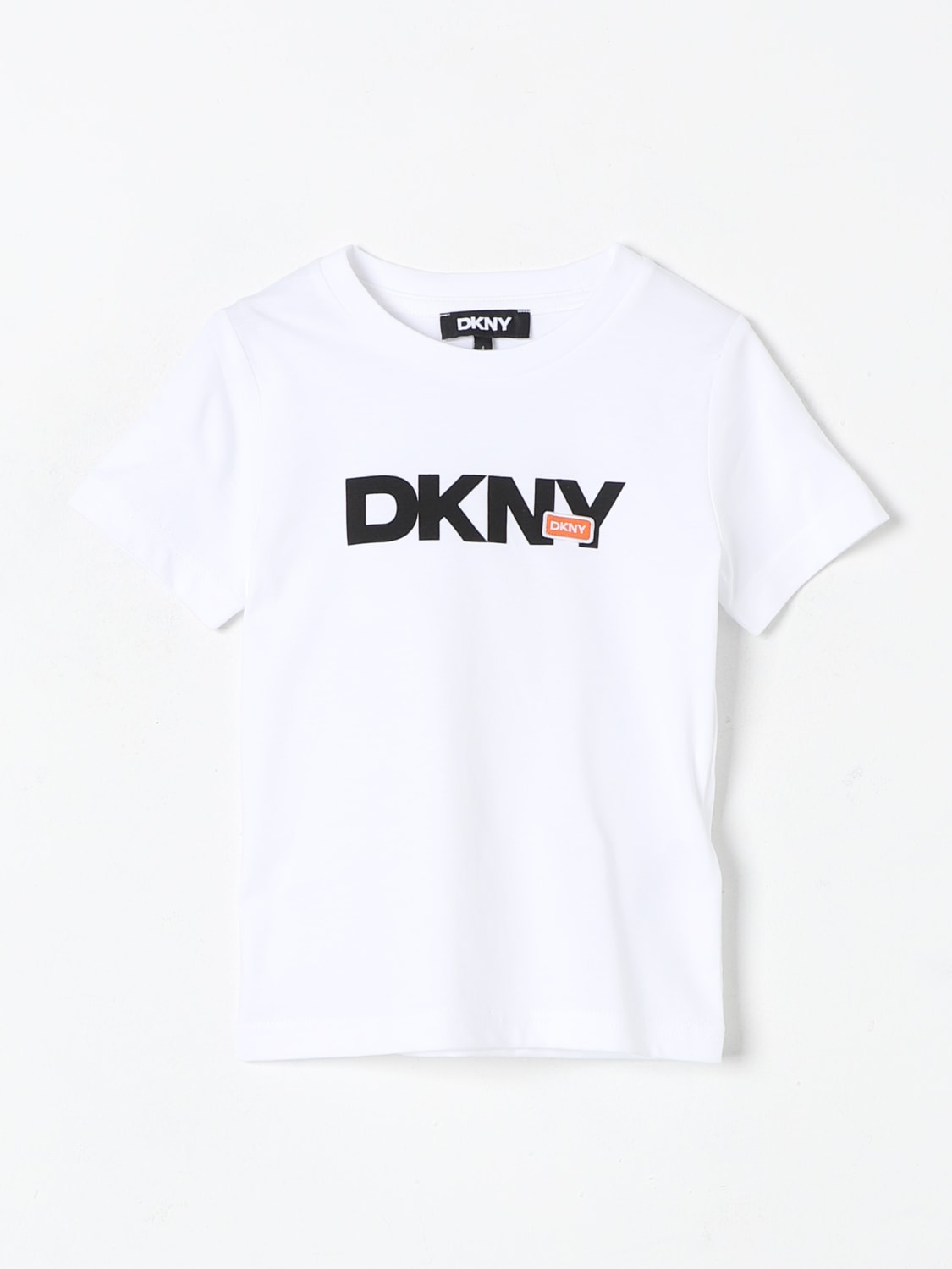 DKNY T-SHIRT: T-shirt kids Dkny, White - Img 1