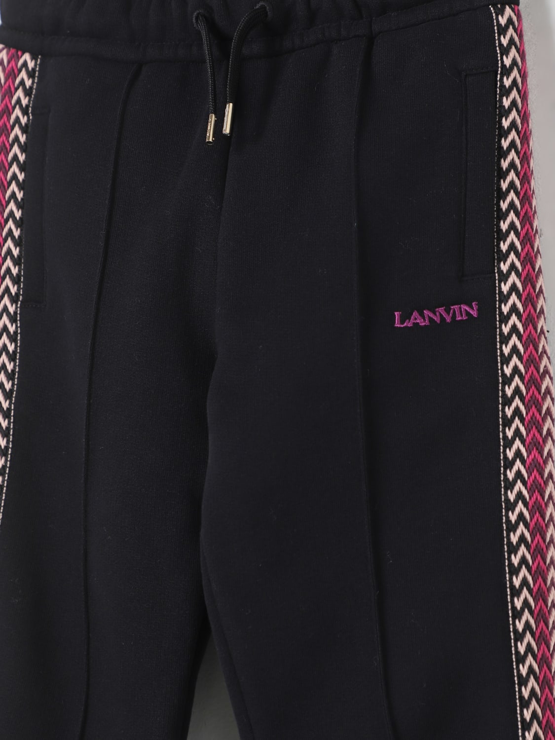 LANVIN PANTS: Pants kids Lanvin, Black - Img 3