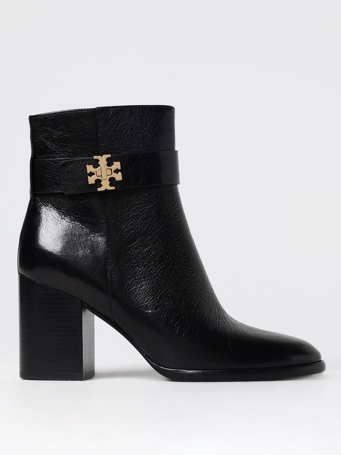 Giglio Stivaletto Tory Burch in pelle a grana