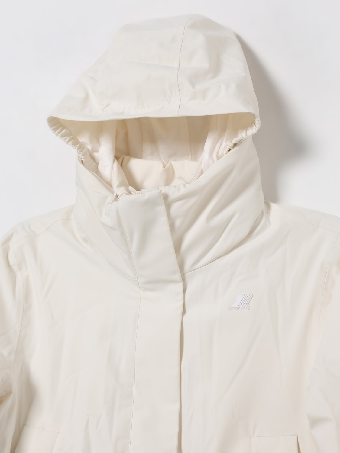 K-WAY 재킷: 코트 남아 K-way, 화이트 - Img 3