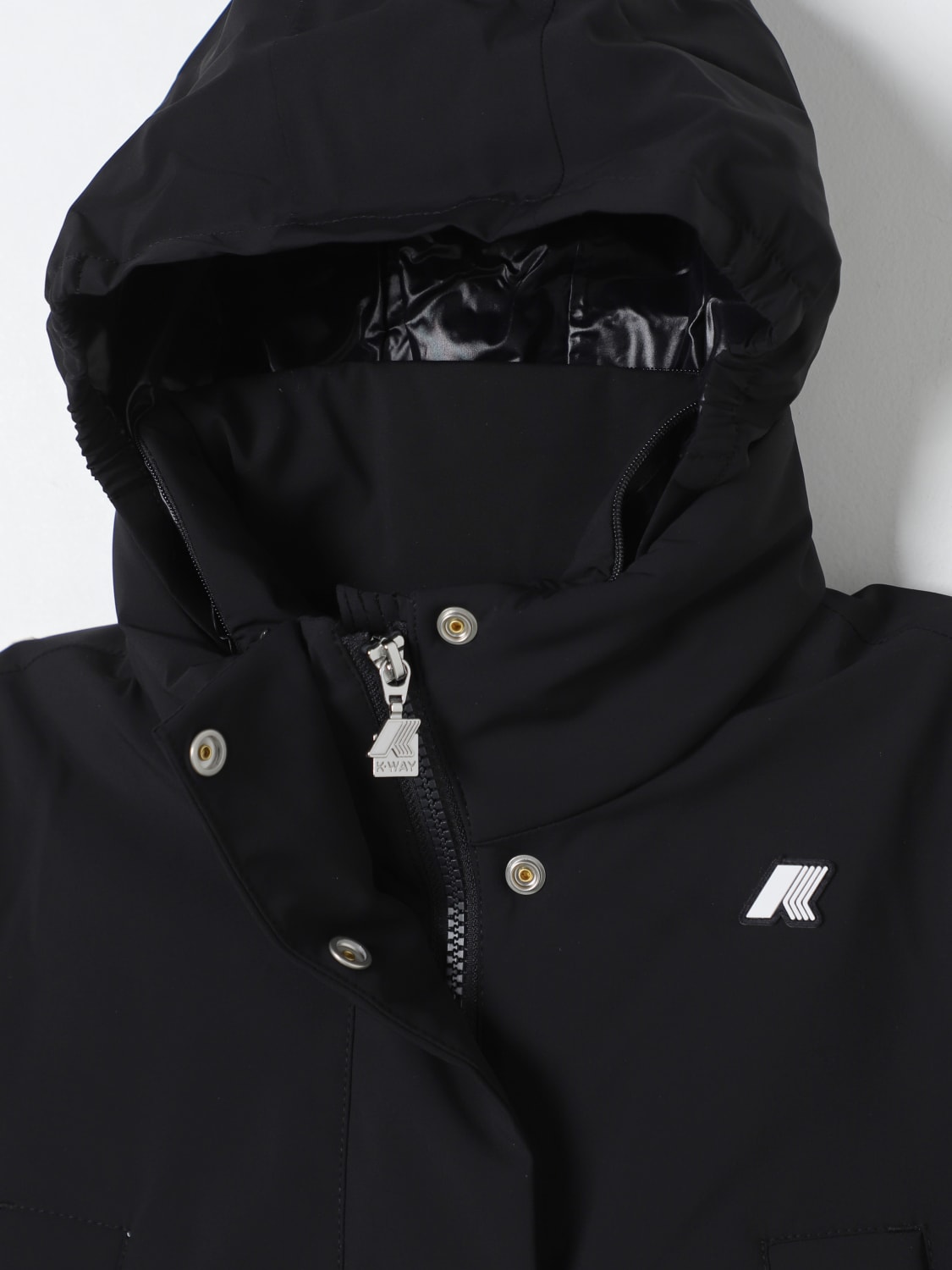 K-WAY JACKET: K-way boys' jacket, Black - Img 3