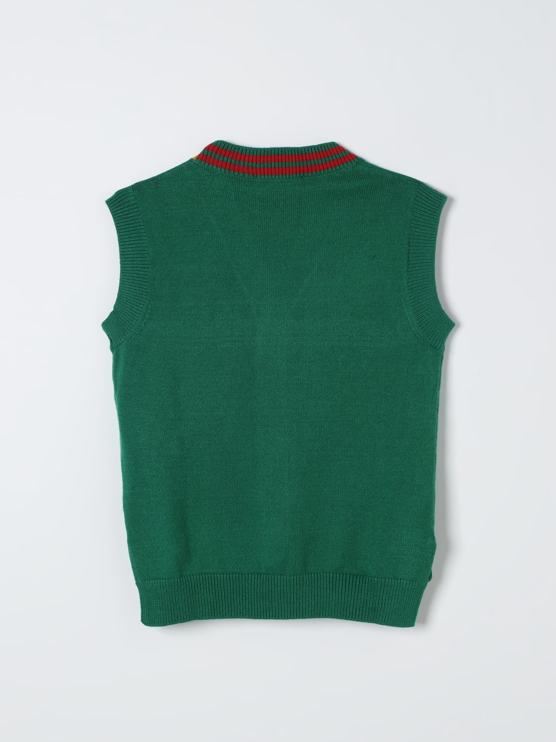 MANUEL RITZ WAISTCOAT: Waistcoat kids Manuel Ritz, Green - Img 2