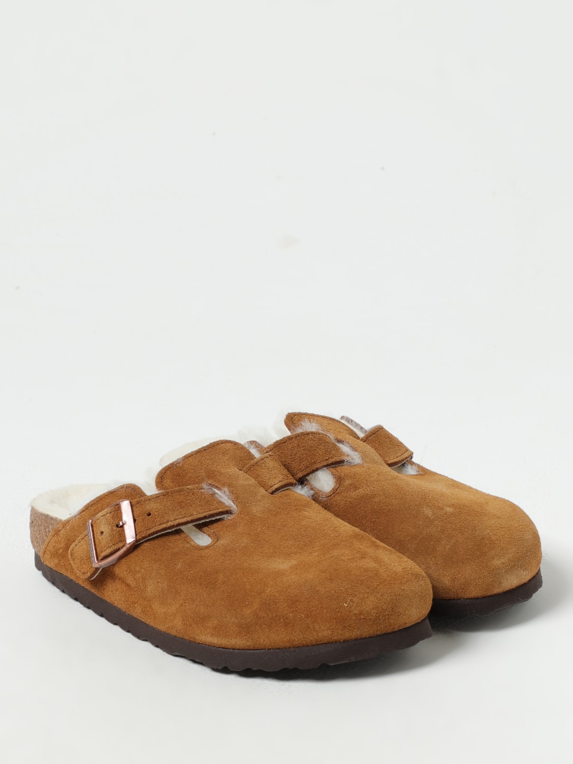 BIRKENSTOCK FLAT SHOES: Shoes woman Birkenstock, Brown - Img 2