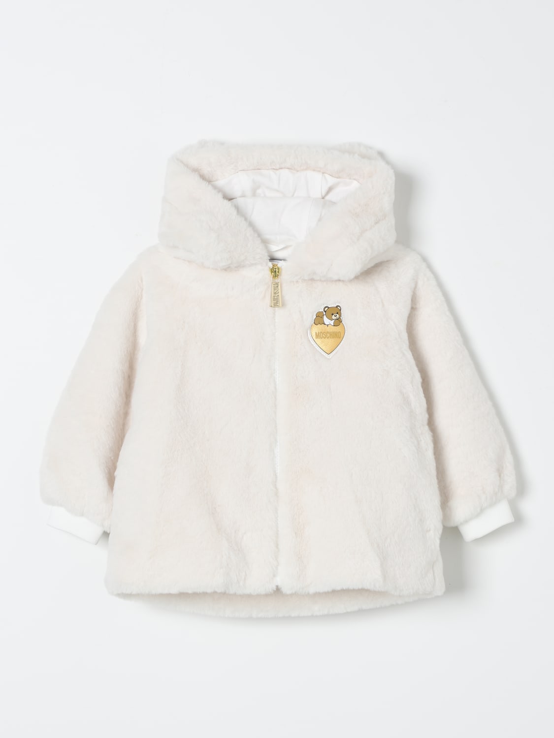 MOSCHINO GIACCA: Giacca bambino Moschino, Bianco - Img 1