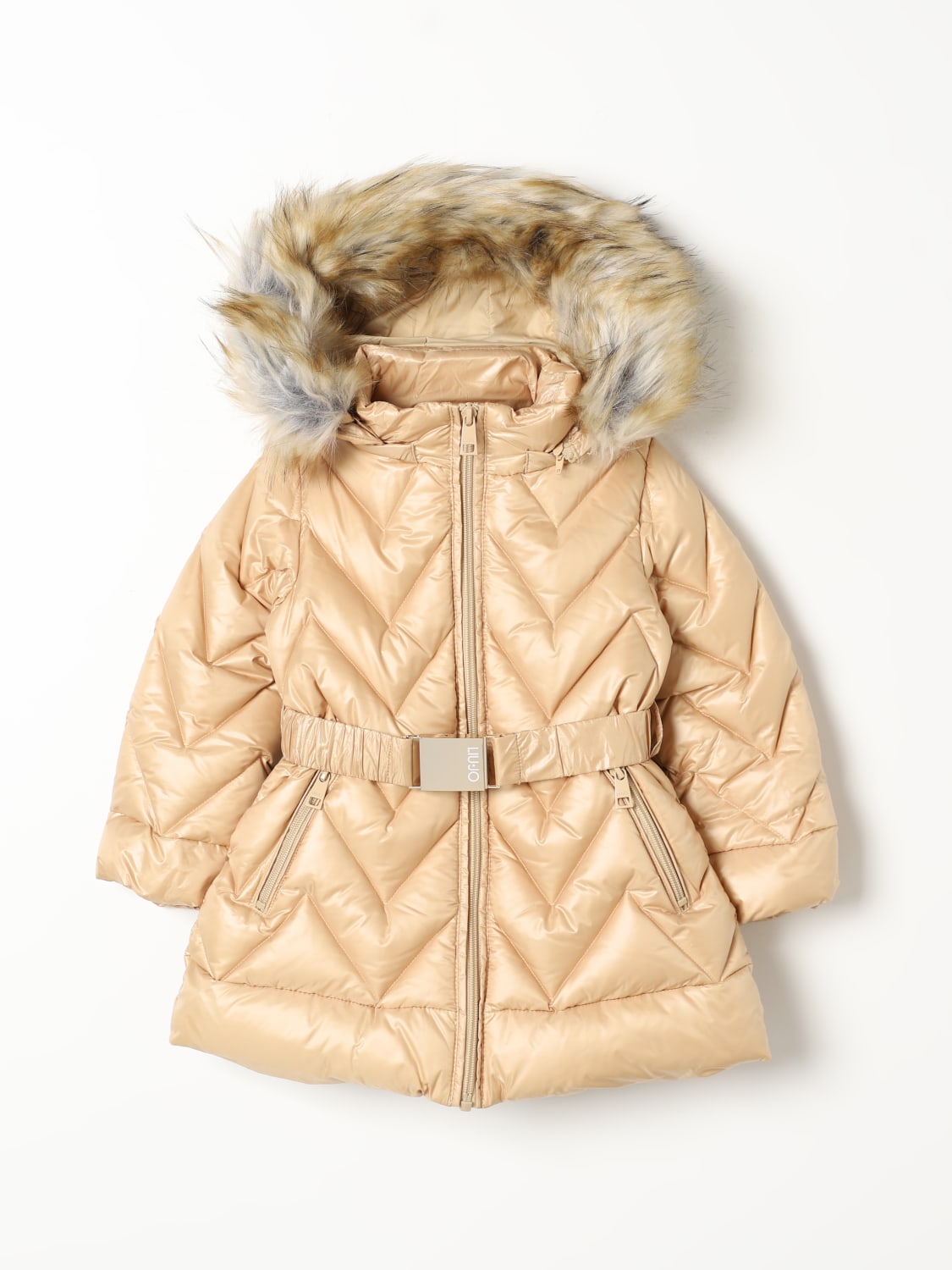 LIU JO JACKET: Liu Jo girls' down jacket, Beige - Img 1