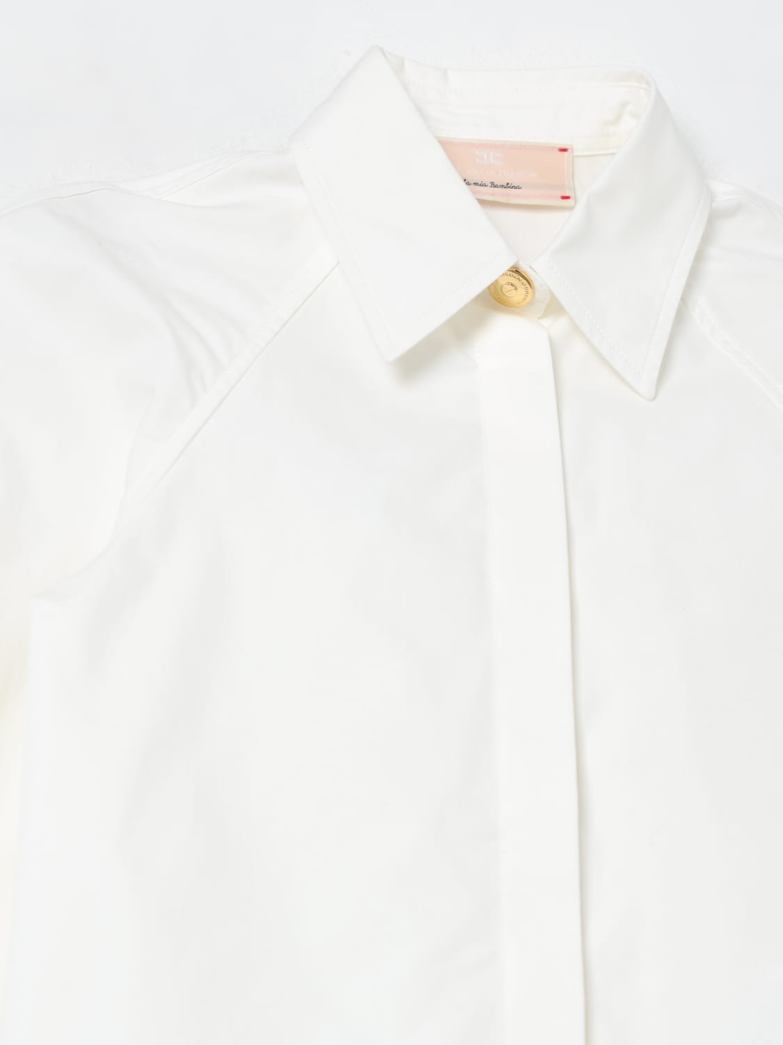 ELISABETTA FRANCHI LA MIA BAMBINA SHIRT: Shirt kids Elisabetta Franchi La Mia Bambina, Yellow Cream - Img 3