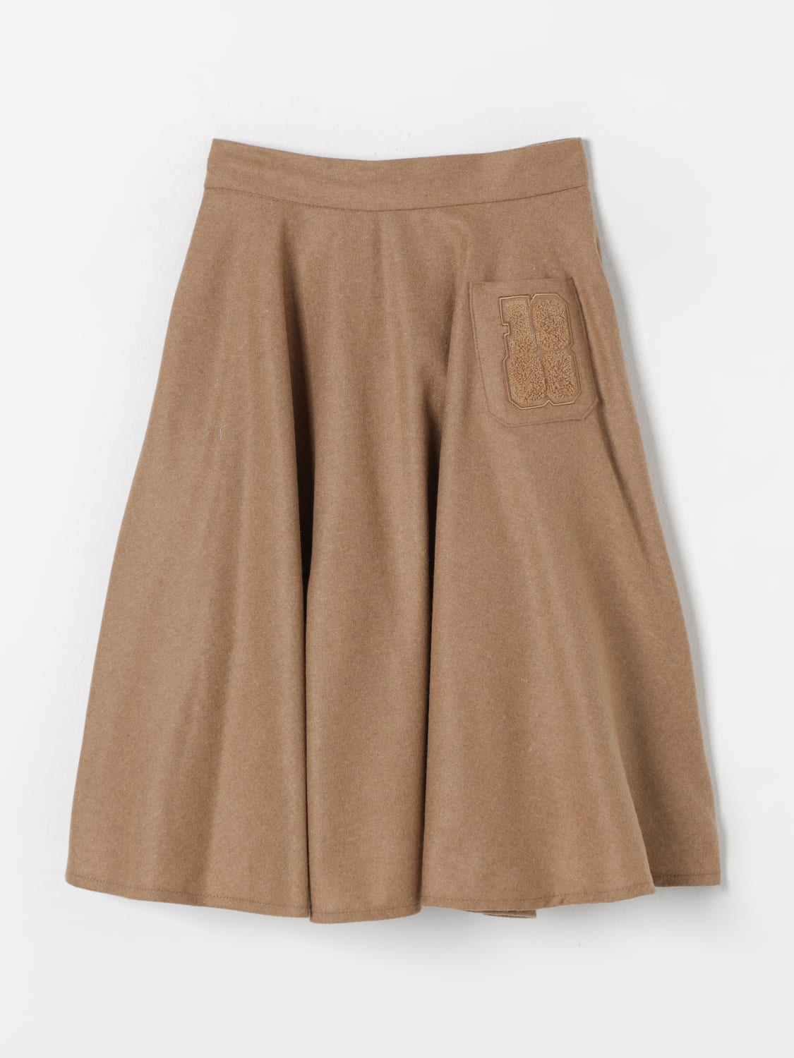 ELISABETTA FRANCHI LA MIA BAMBINA JUPE: Jupe enfant Elisabetta Franchi La Mia Bambina, Beige - Img 2