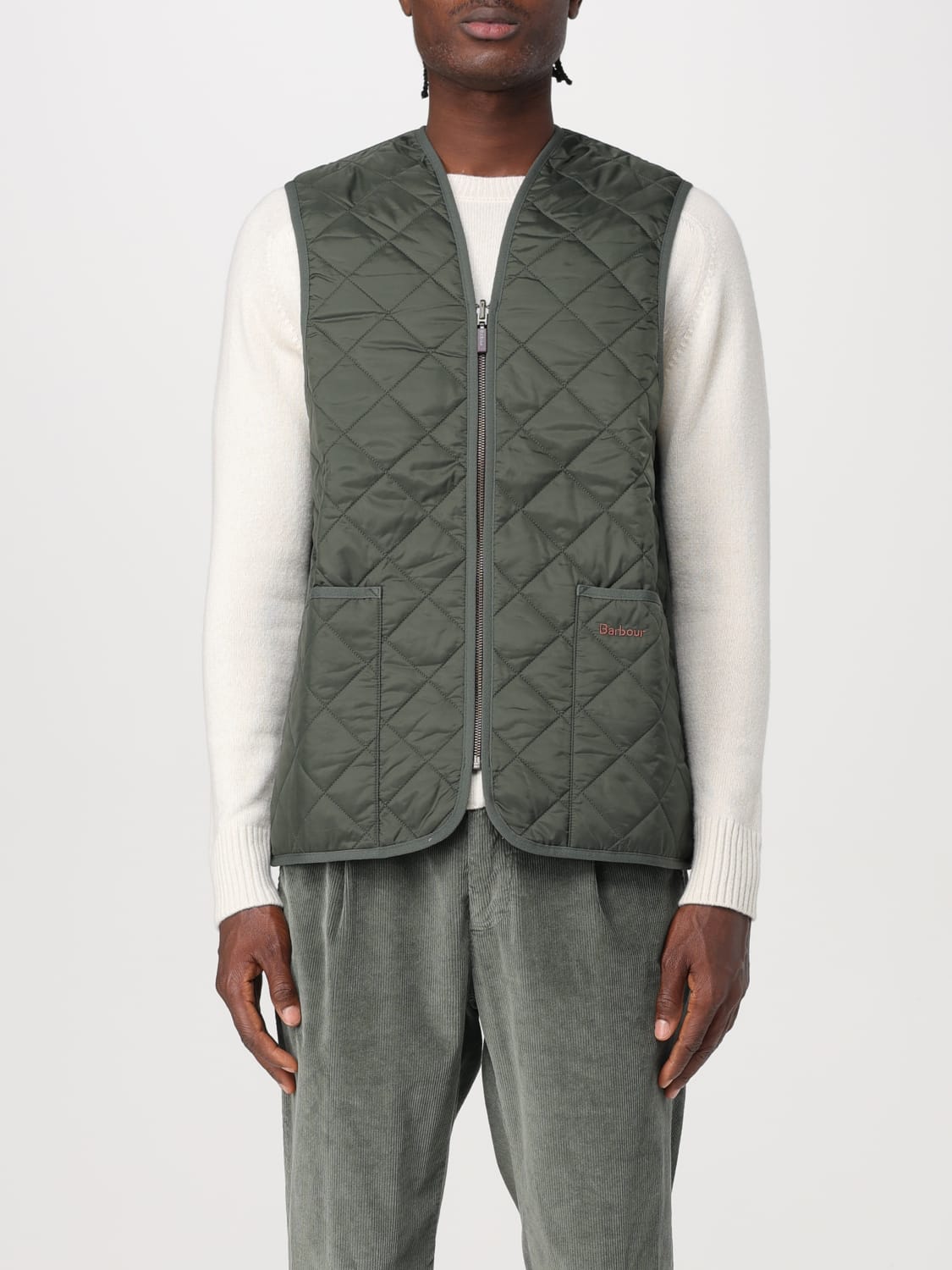 Giglio Gilet Barbour in nylon trapuntato