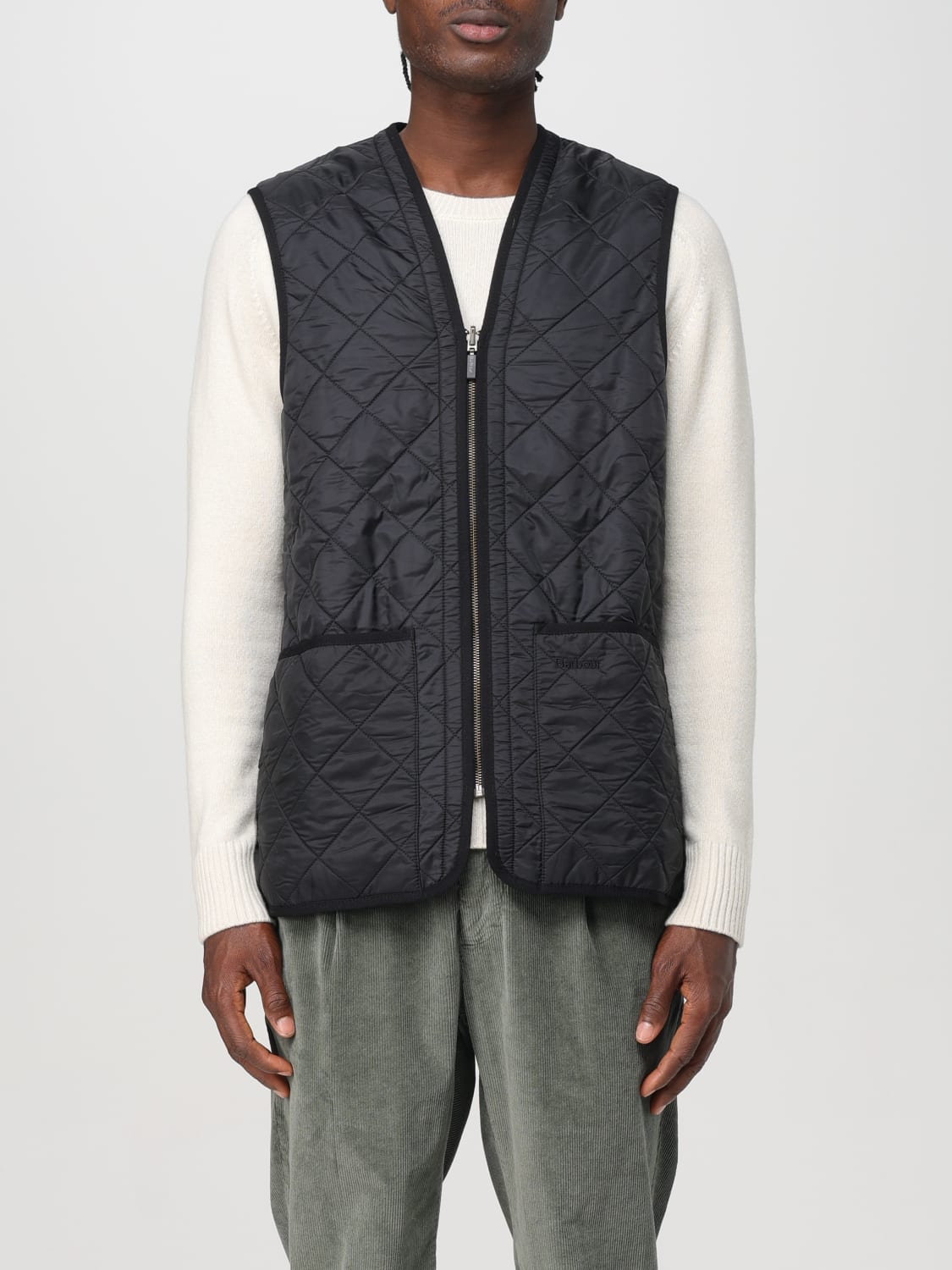 BARBOUR SUIT VEST: Suit vest men Barbour, Black - Img 1